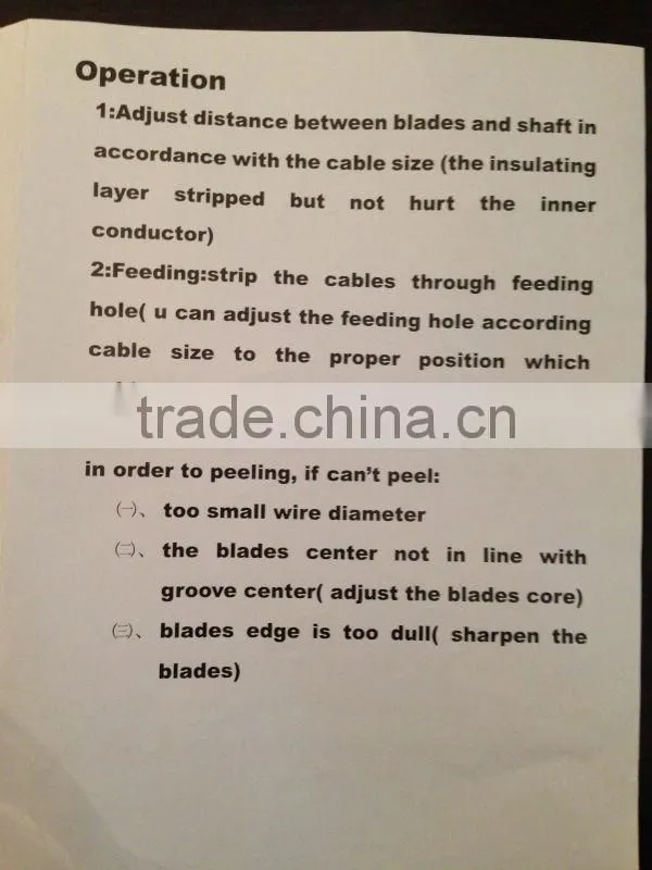 High Efficiency Copper Wire Recycling Machinecable for copper