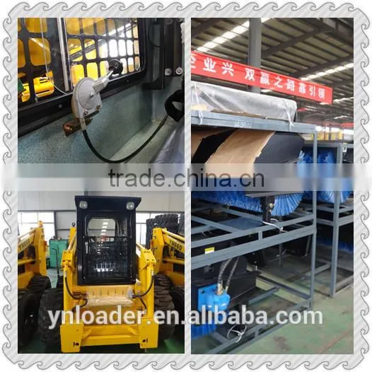 Shan dong Yineng china YN860 Mini Skid Steer Loader Pallet fork
