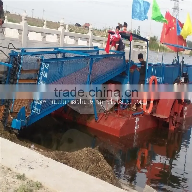 Full Automatic Aquatic Weed Harvester In China