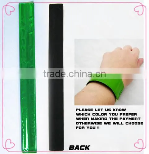 Reflective Band Leg Arm Strap Bike Bicycle Sport Safety Belt Glow Dark Green