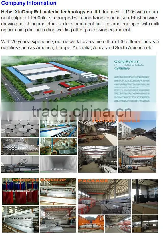 anodizing Aluminum triangular profiles/Triangular aluminum tube tubing