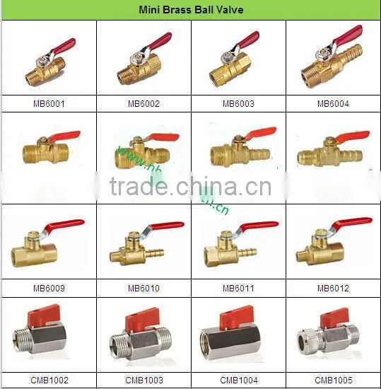 level handle forged full bore brass ball valve CW617N