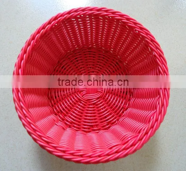 2016 wholesale poly rattan bread basket for sale