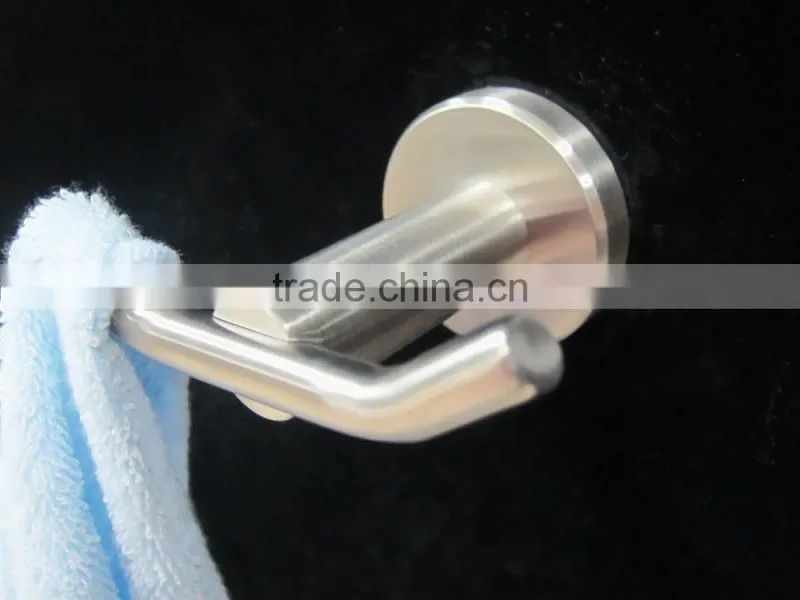 Bathroom Accessories Stainless Steel 304 Robe Hook With Two Hook