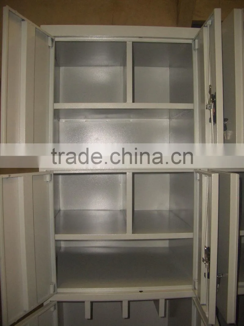 steel 3-section filing storage cabinet