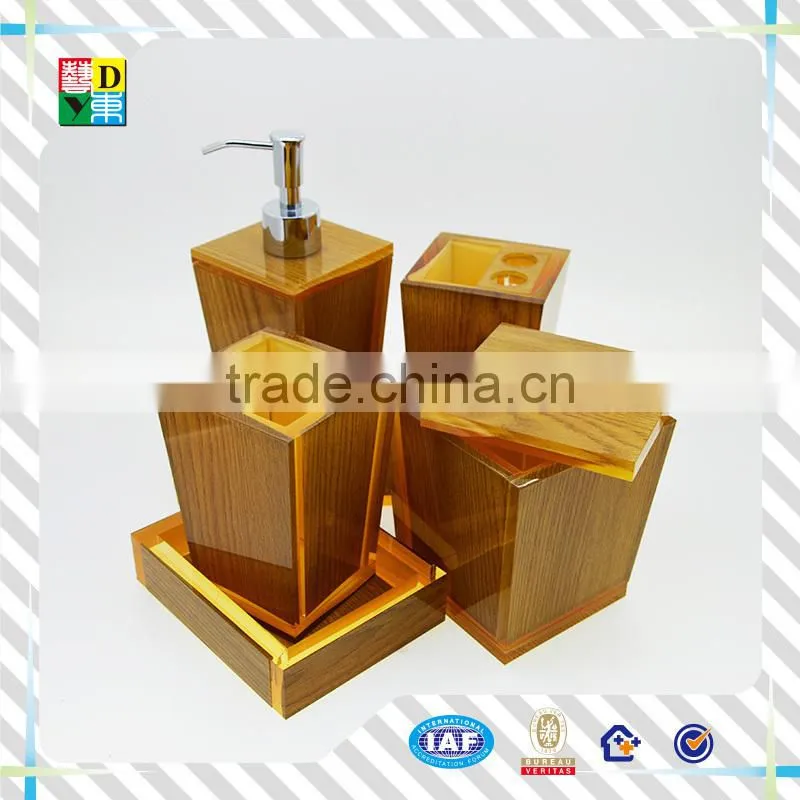 high transperant acrylic bathroom set lucite acrylic soap dish PMMA acrylic hotel supplies acrylic tumbler