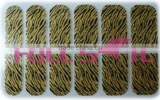 Strips Polish Glitter Mix Colors Nail Art Transfer Nail Foil