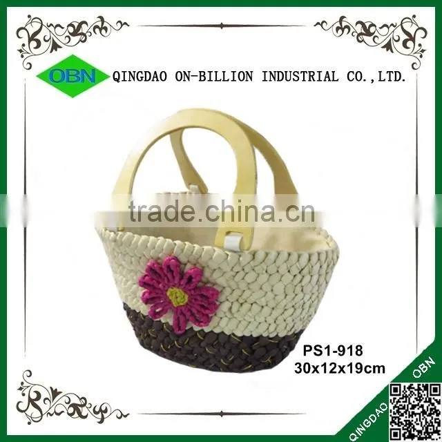 Mini innovative summer woven straw bag beach natural