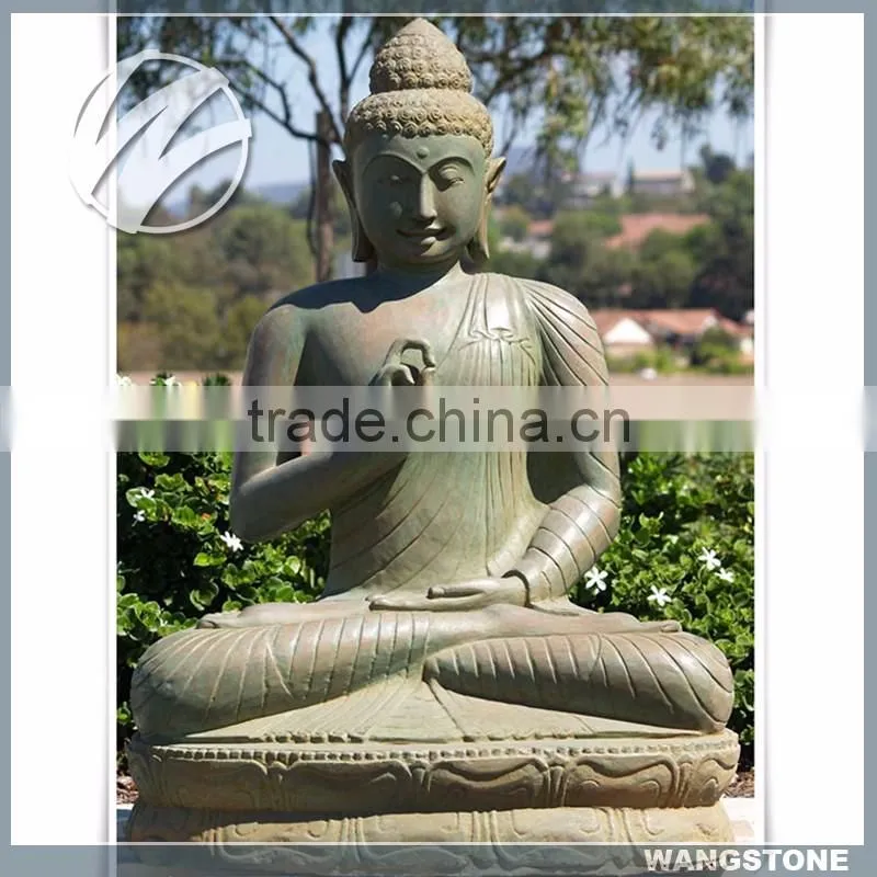 Life size granite buddha statue