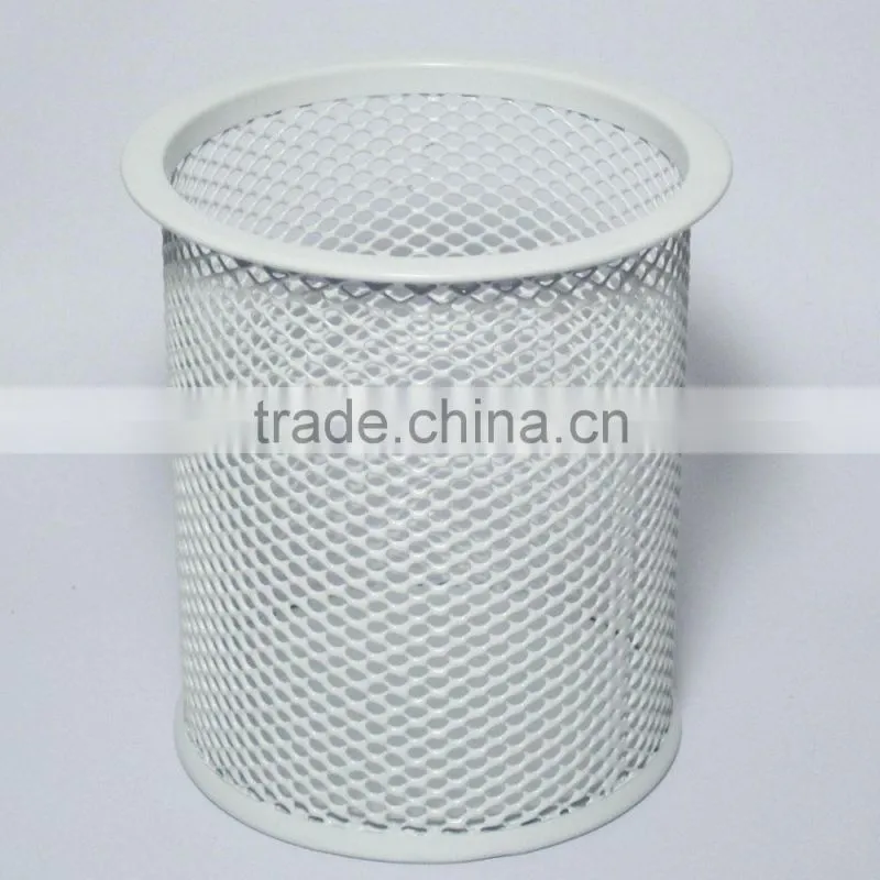 2014 high quality metal mesh office penholder