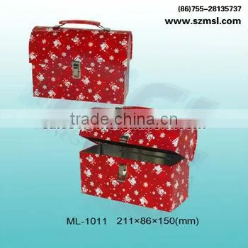 Metal Tin Can With Dome Lid