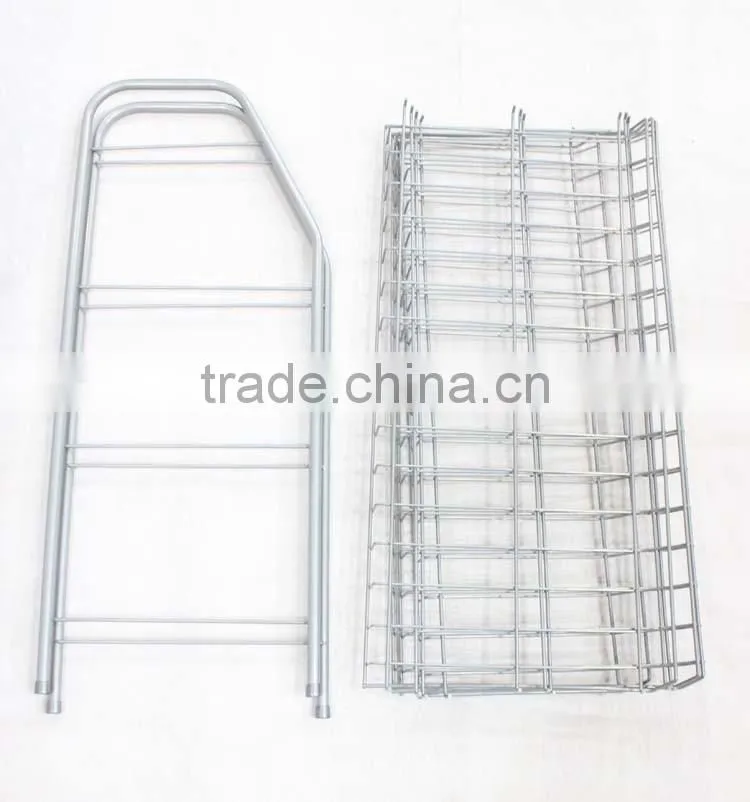 400-97B 3-tier metal shoe rack for living room