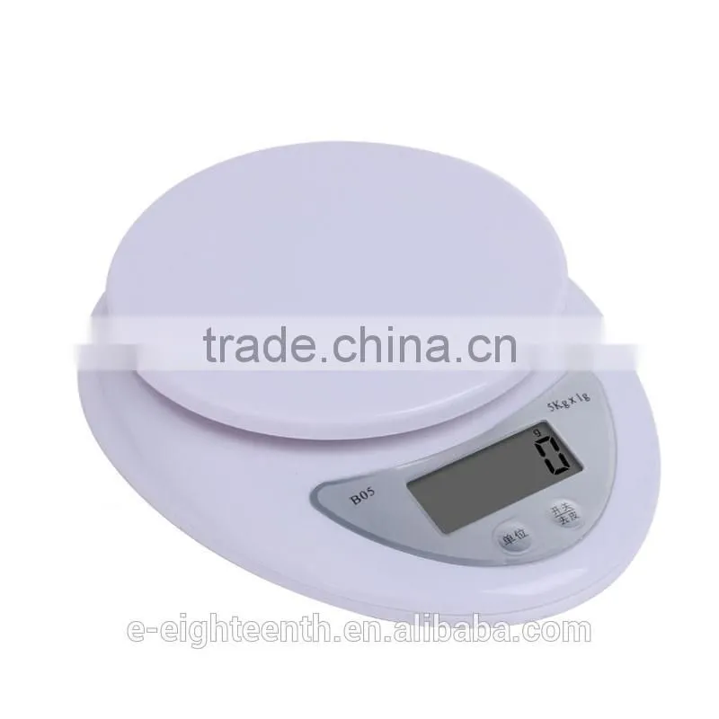 2016 new 5kg/1g LED Electronic Food Diet Postal Kitchen Digital Scale