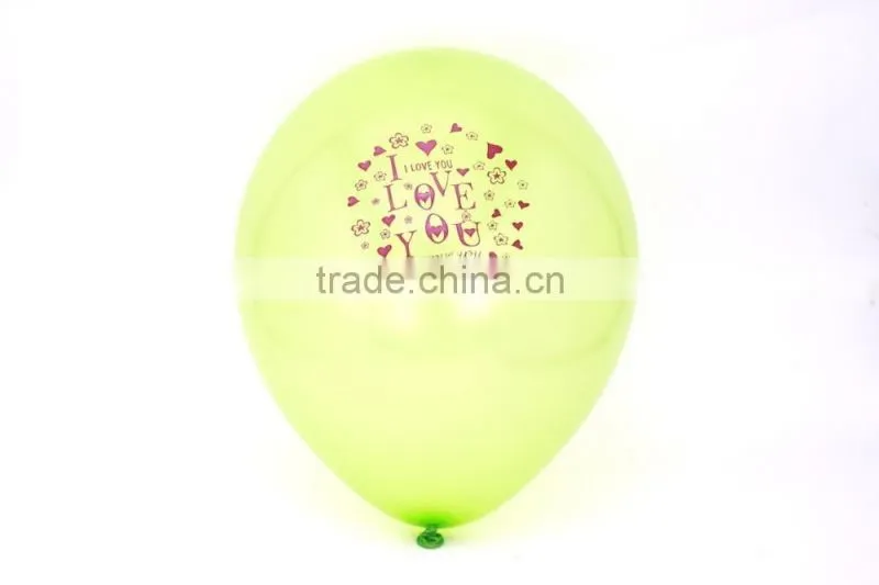 Top Selling Pearly LOVE YOU Printed Laxted Free Balloon Party Balloons Wholesale