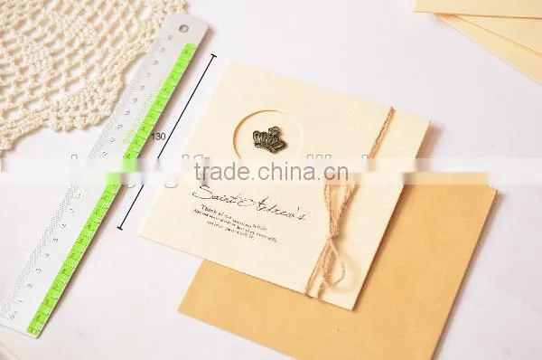 Classical Handmade Greeting Card Happy Birthday Valentine's Day Custom Greeting Card