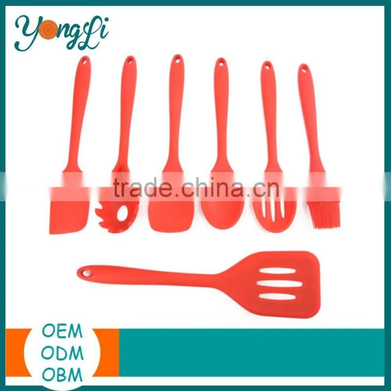 Online Shop China Eco Friendly Silicone 7 Pieces Chinese Kitchen Tools