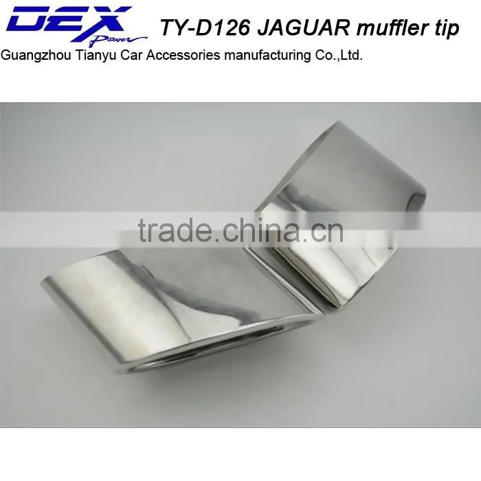 Stainless steel exhaust tip JAGUAR muffler tip