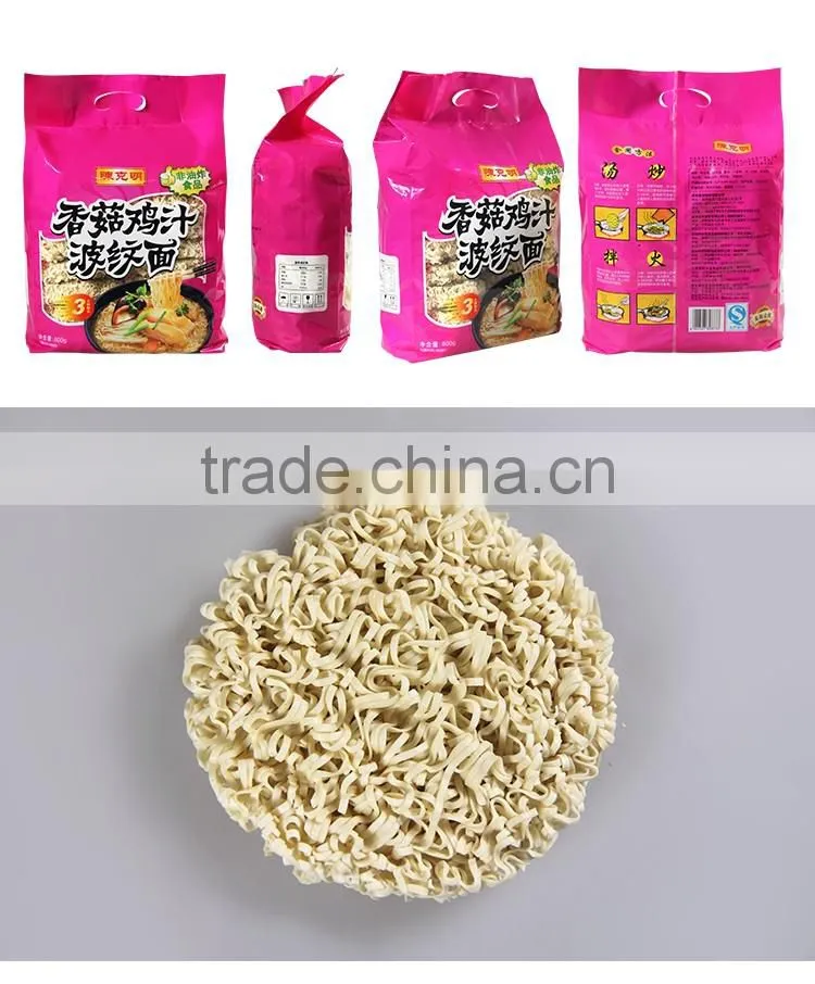 Organic instant food chicken flavour instant noodles