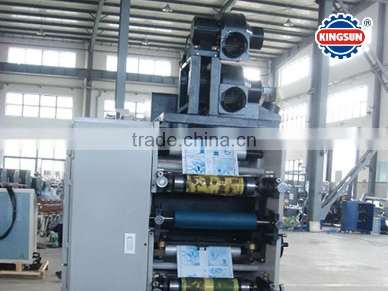 FP320 two colours adhesive label flexo printing press