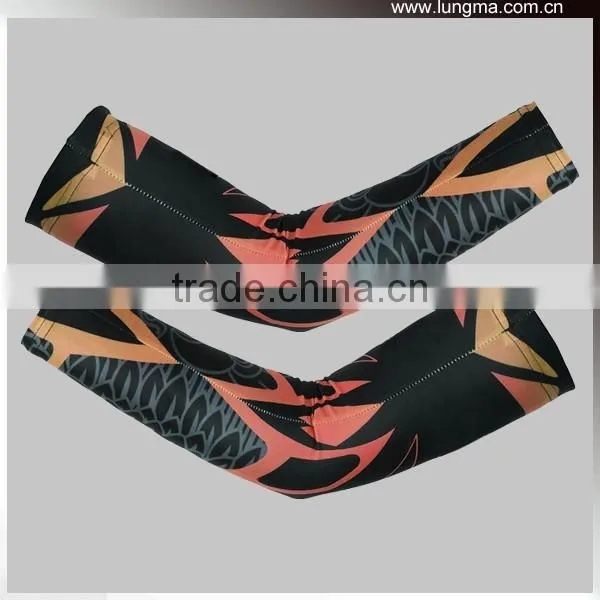 Custom Logo Sublimation Printed Sports Compression Arm Calf Leg Sleeves