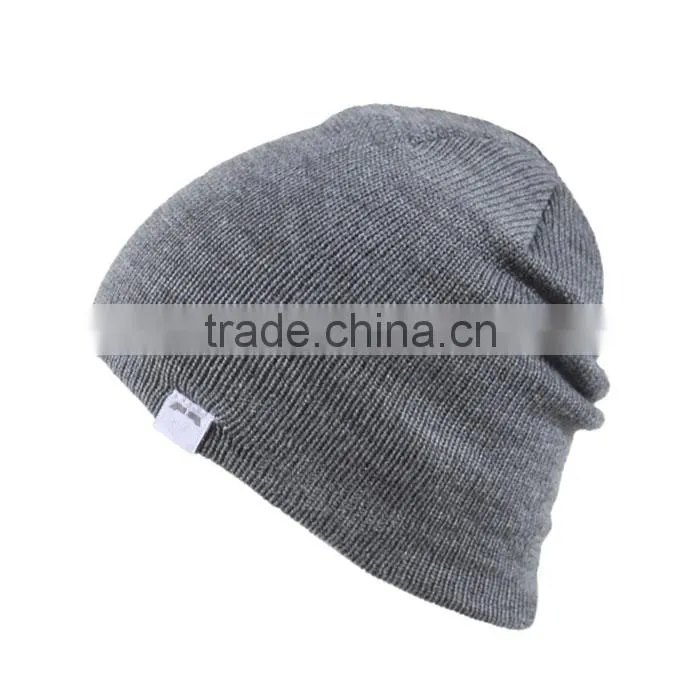 Trade assurance Funny knitted cap with felt label