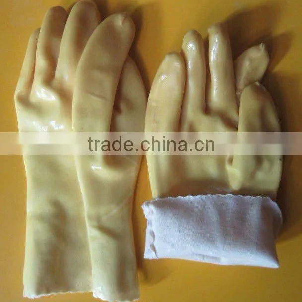 Heavy duty PVC Dipped working safety gloves