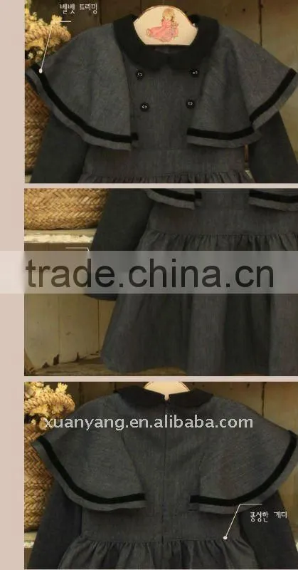 Kids Clothing Factory kids wear china Child Outwear Fancy Young Girls Coats High Quality Children Clothing Factory