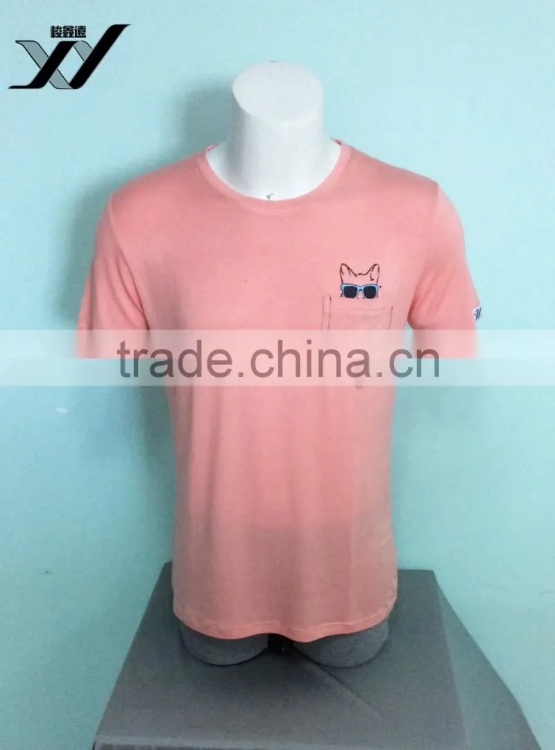 2016 hot sale short sleeve T-shirt with cartoon pattern