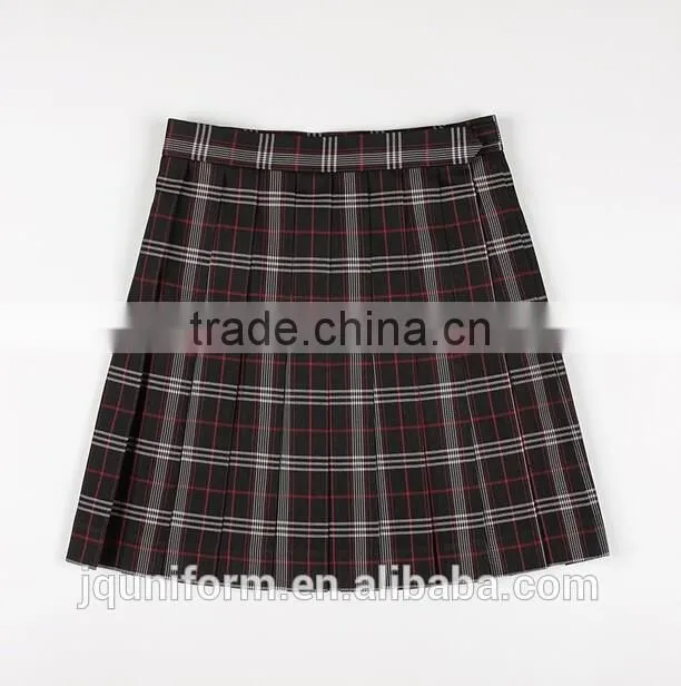 China Supplier kids school uniforms nice school uniform patterns pleated school skirts