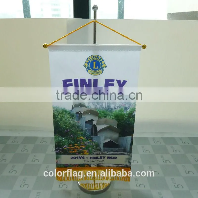 eco-friendly polyester table top flag