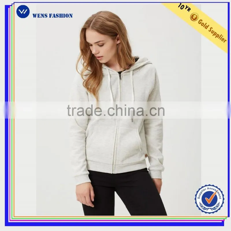 2016 custom women / girls sweatshirt plain smart trendy hoodie