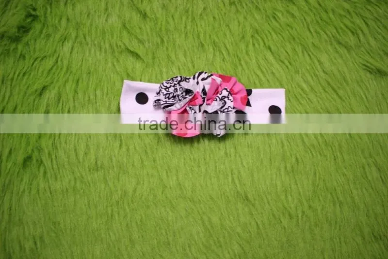 2017Lovely Style Persnickety Girls Hair Accessories Floral Headband Hair Floral Baby Elastic Girls Many Colors Choice Headbands