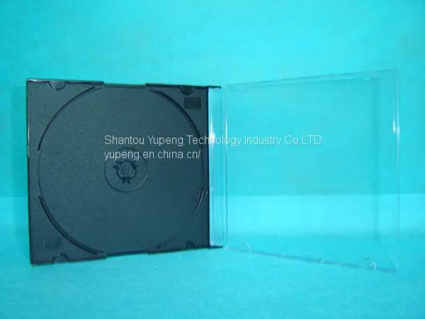 5mm slim CD case with black tray3