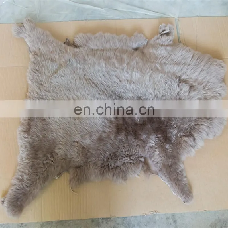 Top grade factory direct natural new finished tanned processed colorful sheep fur skin