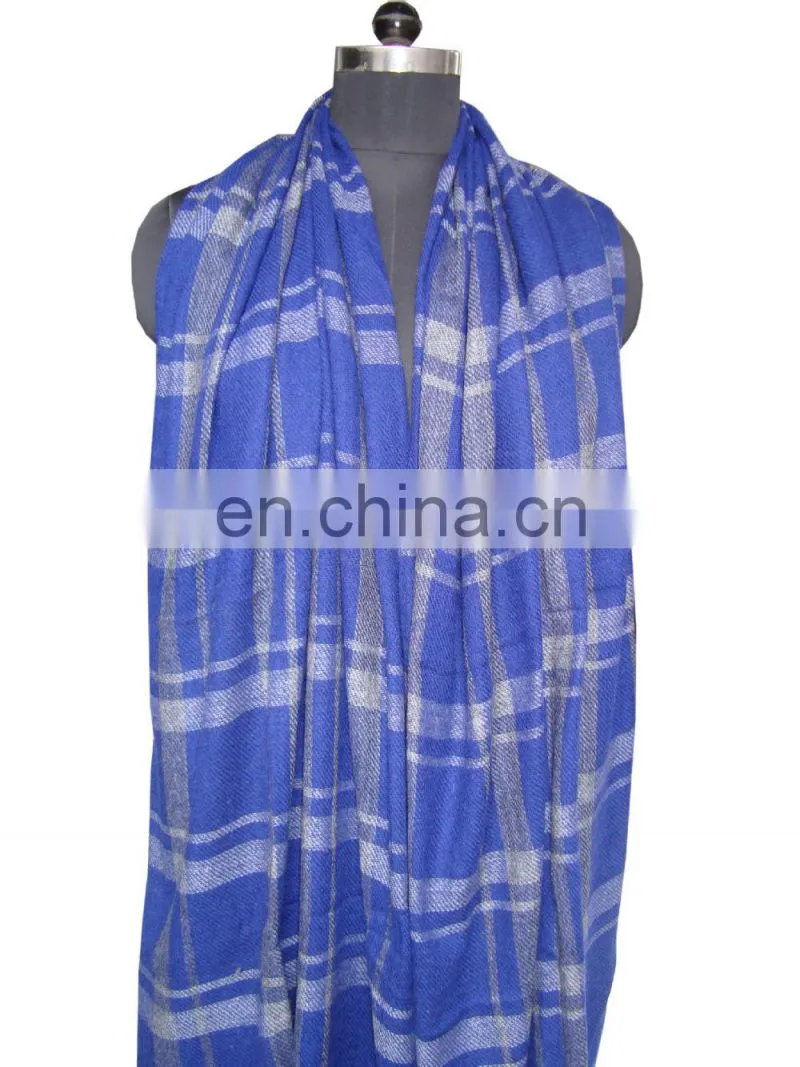 Gauze pashmina check shawls and Scarf