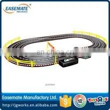 Hot sale railcar series plastic track toys car with hand generator