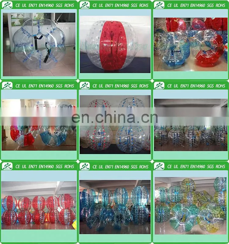 Hot!!! PVC/TPU colorful soccer ball suit,body inflation ball suit,loopyball