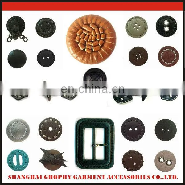 jeans leather patch with metal