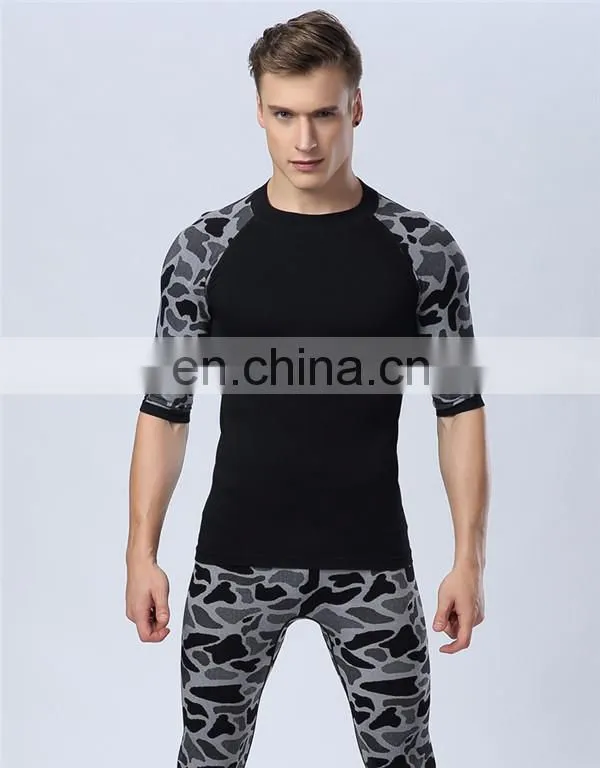New Black and Blue Leopard Printing Spandex Men's Body Shaper Slimming Pants