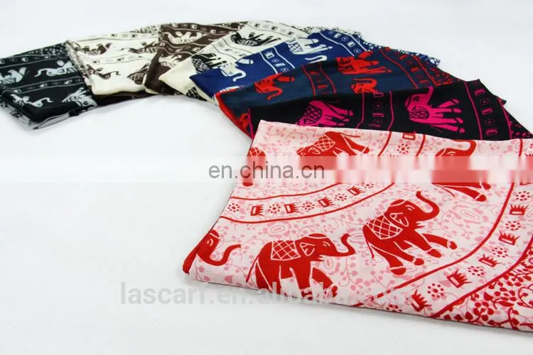 High quality fashion custom-made elephant printed cappa(PP094GL)