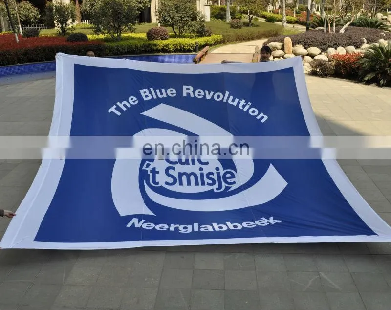 custom polyester big flag