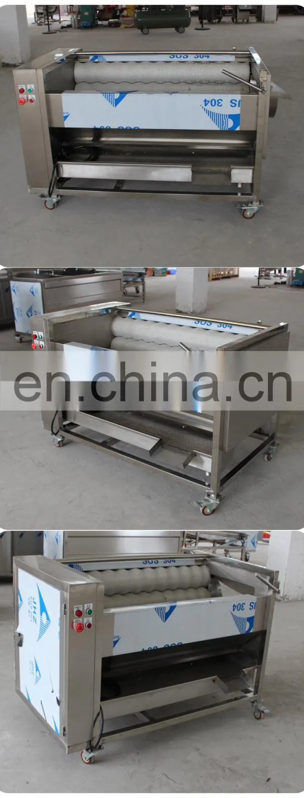 Best selling potato peeler machine ginger washing peeling machine carrot washer and peeler