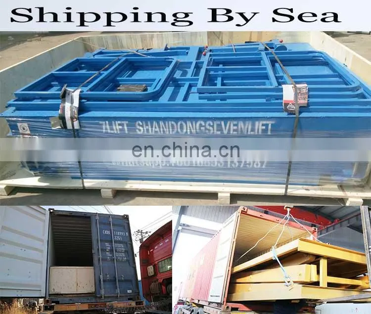 200kg small easy hydraulic electric diesel motor elevator lift