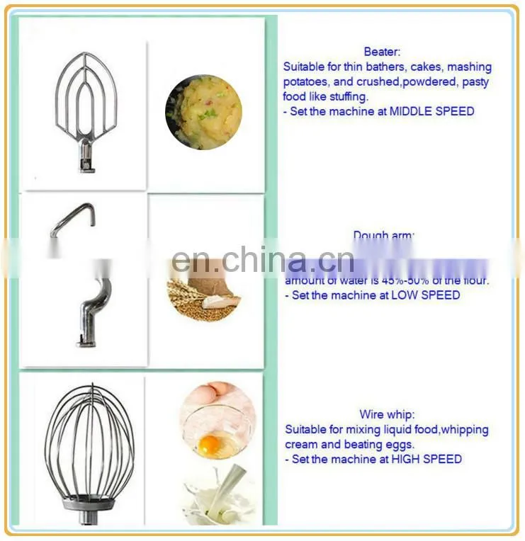 40L S.S high bubble volume planetary mixer/Cake Blender/Food Mixer