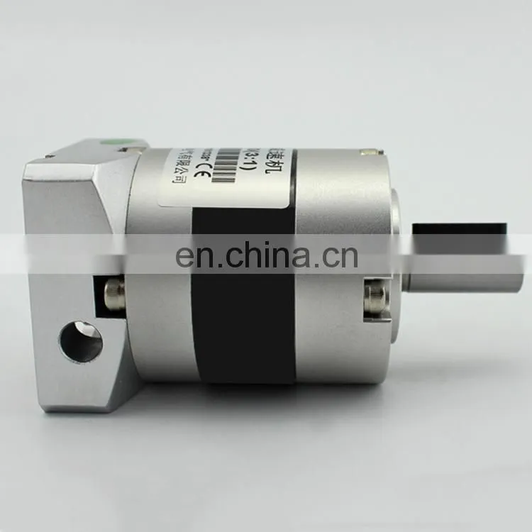 Second Stage Reducer For CNC Flame Cutting Machine PLF080 90 Degree Square Flange Output Reducer