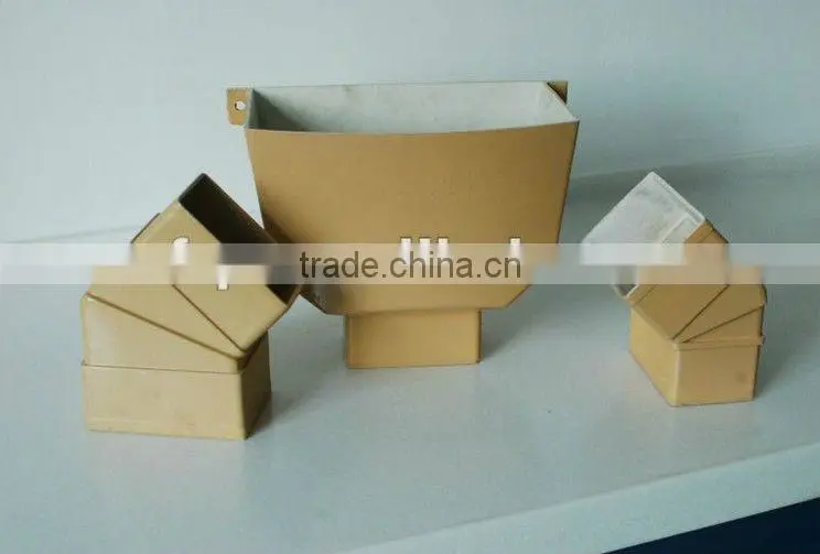 High quality plastic rainwater gutter pipes and fittings FRP