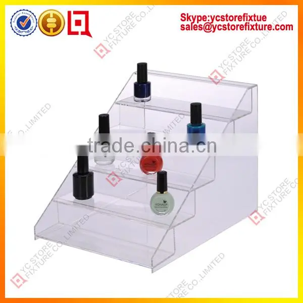 Countertop acrylic nail polish display stand, cosmetic display