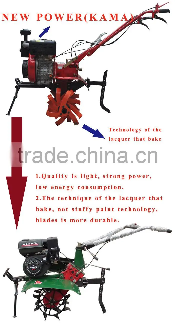 China Manufacturing ISO9001 5.0HP Gasoline rotary tiller