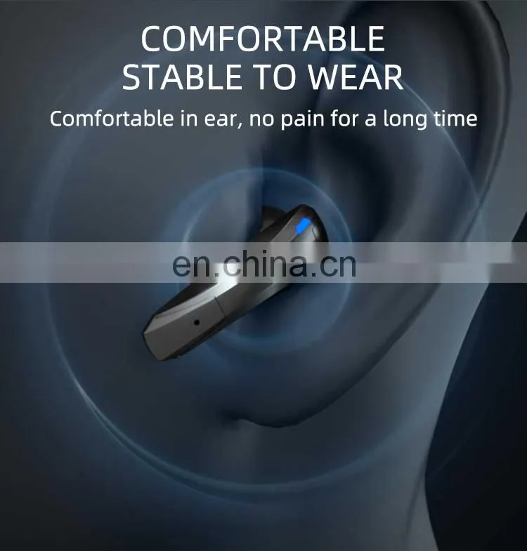 Wholesale E68 acoustic earbuds super mini sports headphone tws earphone with charging cases