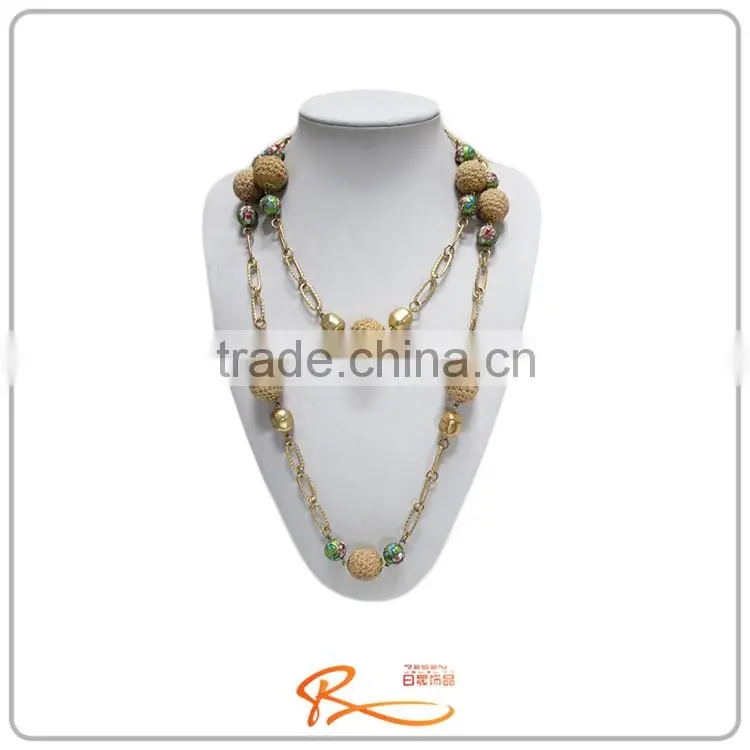 Latest design fashion for anniversary simple design charms necklace